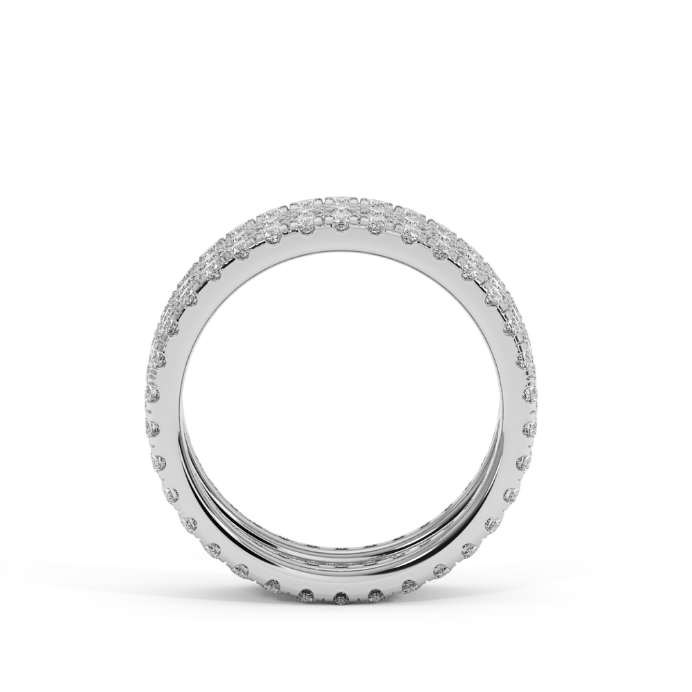Inel Verigheta Eternity cu Diamante de 2.66ct