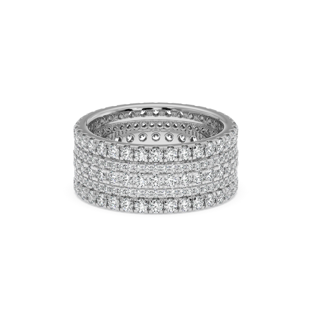 Inel Verigheta Eternity cu Diamante de 2.66ct