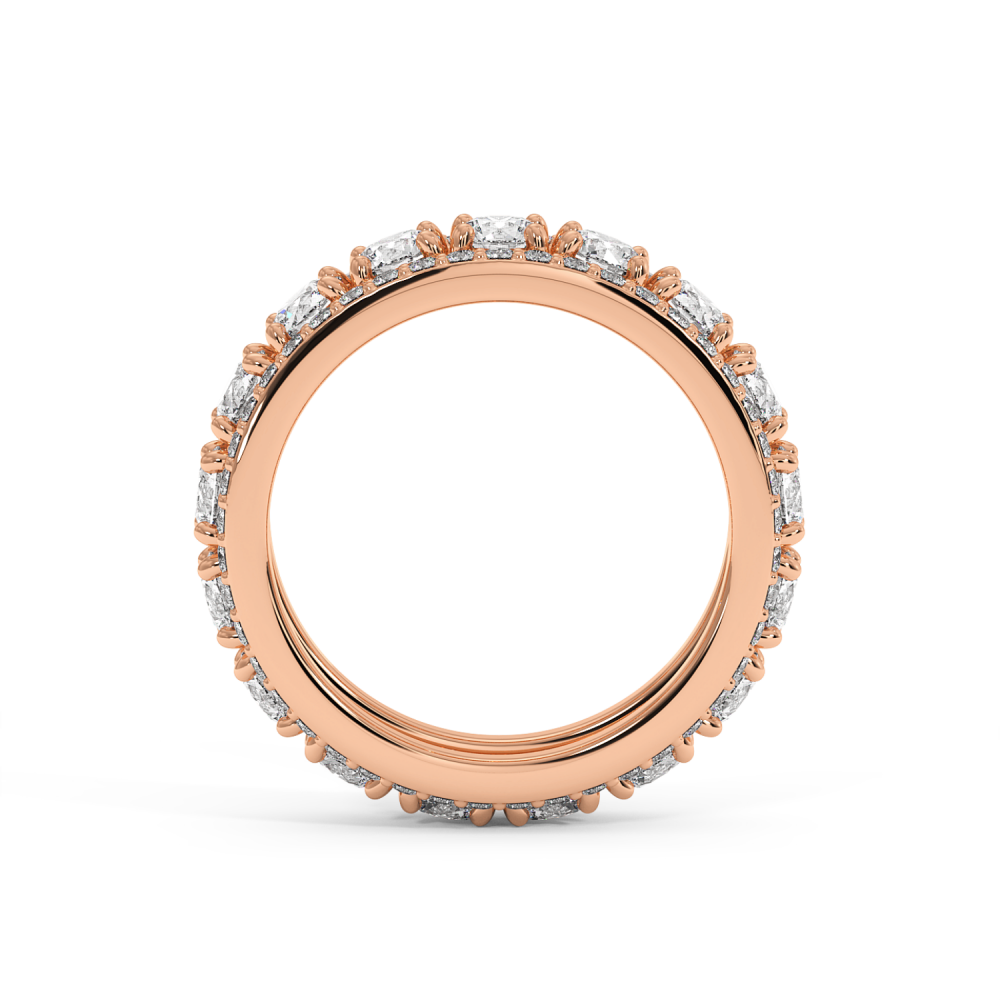 Inel Verigheta Eternity cu Diamante de 3.66ct