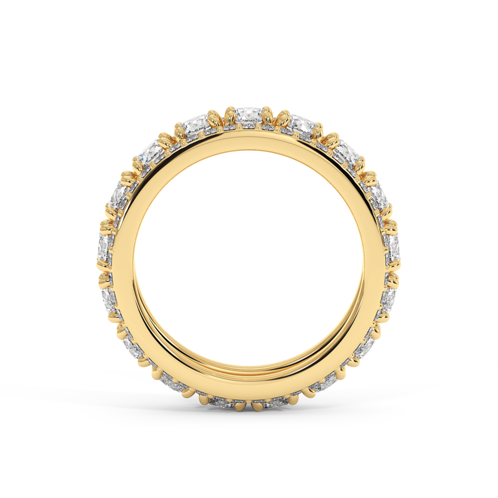 Inel Verigheta Eternity cu Diamante de 3.66ct