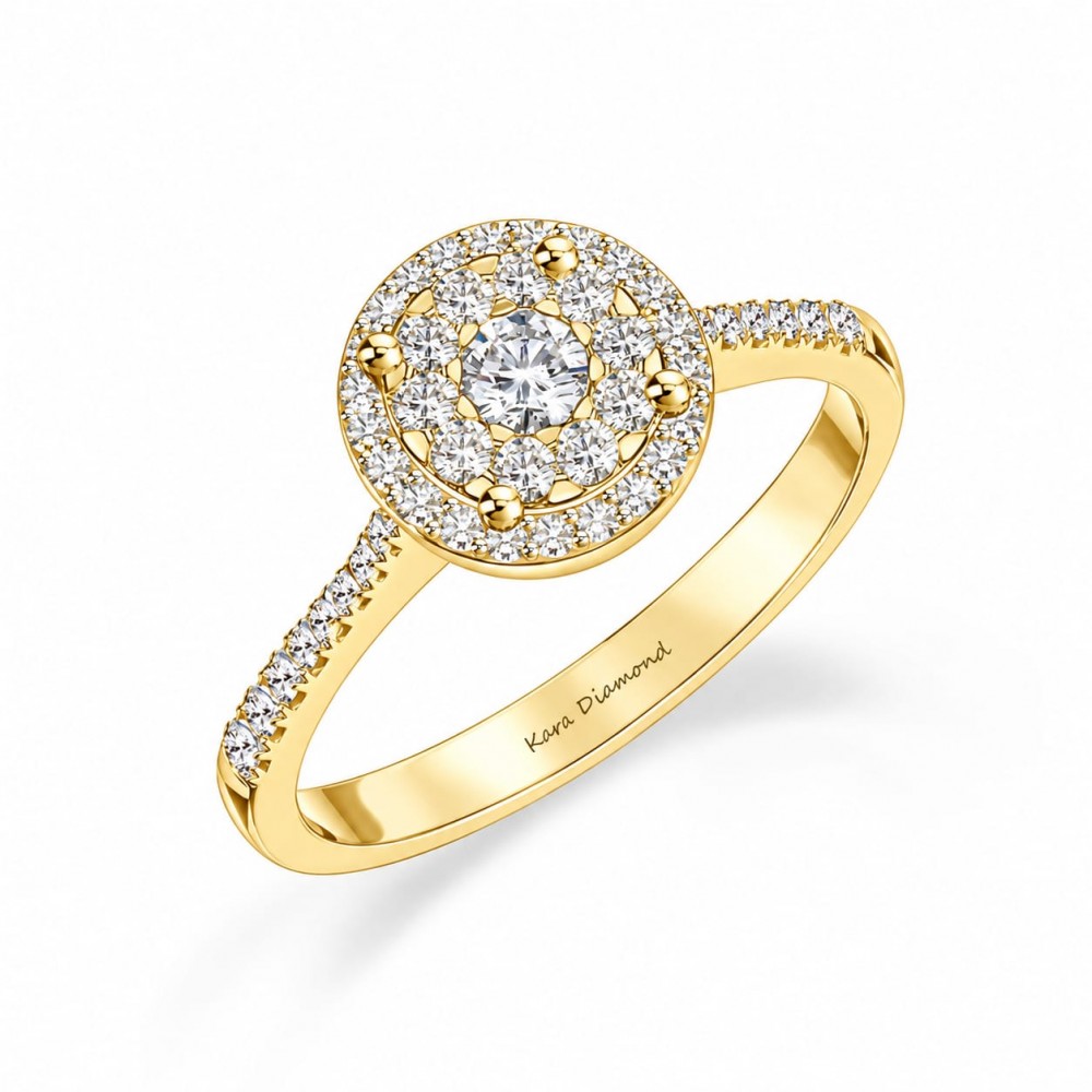 Inele cu Diamante de 0.30 ct