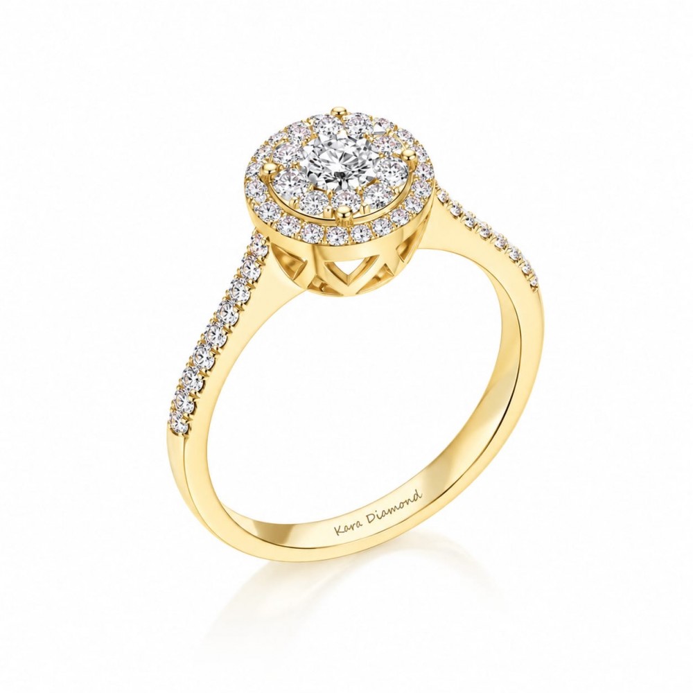 Inele cu Diamante de 0.30 ct