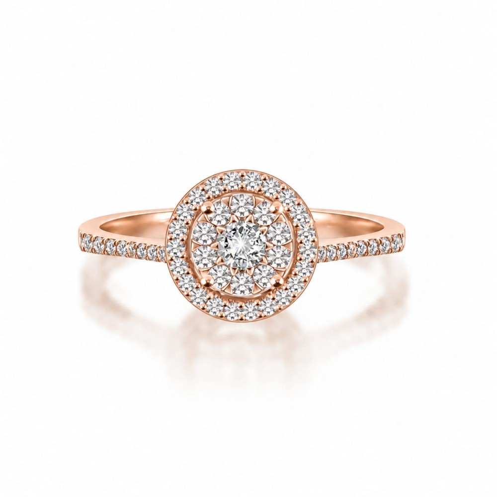 Inele cu Diamante de 0.30 ct