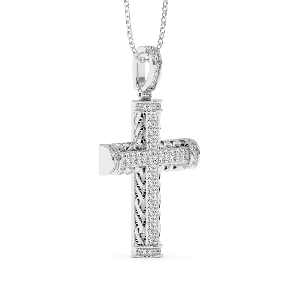 Pandantiv Cruciulita cu Diamante de 0.28ct