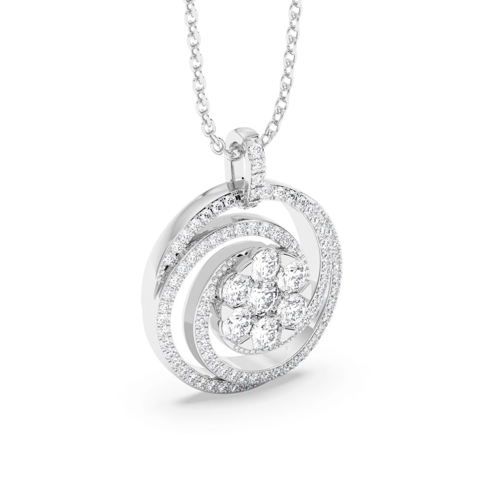 Pandantiv cu Diamante de 0.70ct