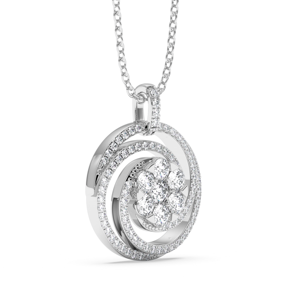 Pandantiv cu Diamante de 0.70ct