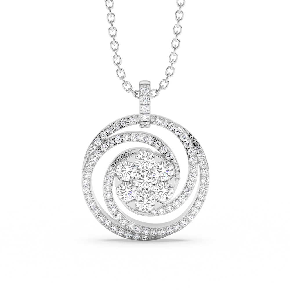 Pandantiv cu Diamante de 0.70ct