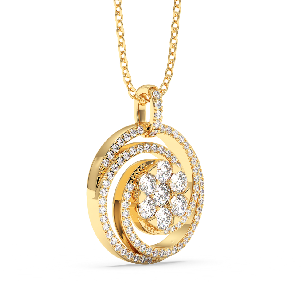 Pandantiv cu Diamante de 0.70ct