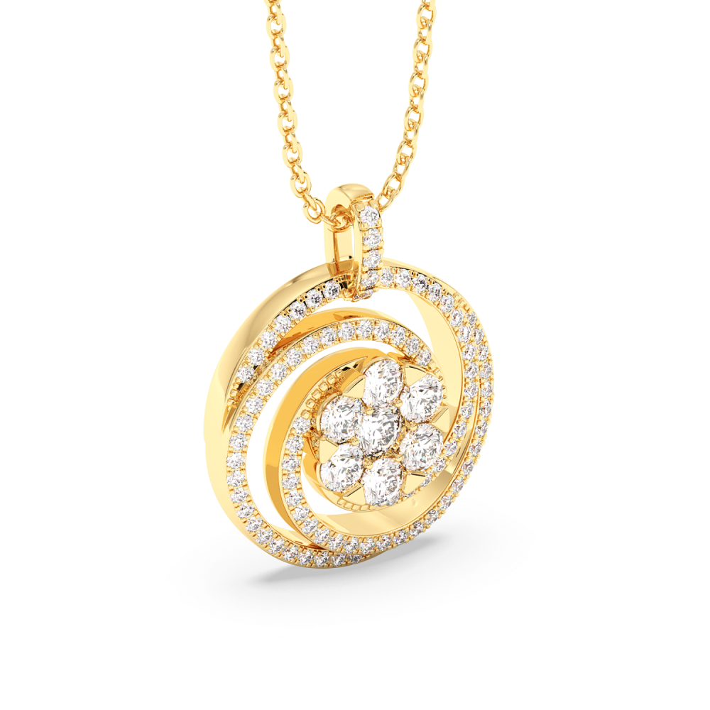 Pandantiv cu Diamante de 0.70ct