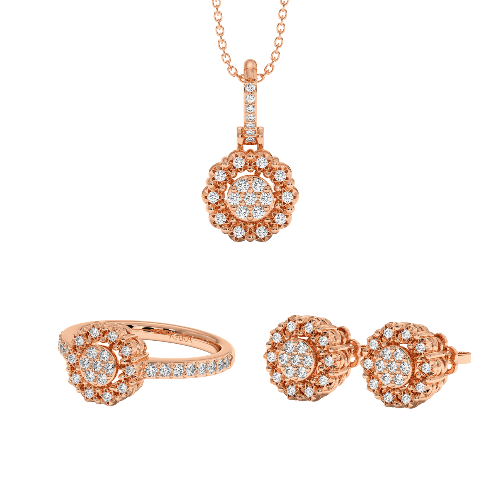 Set cu Bijuterii de 0.85ct