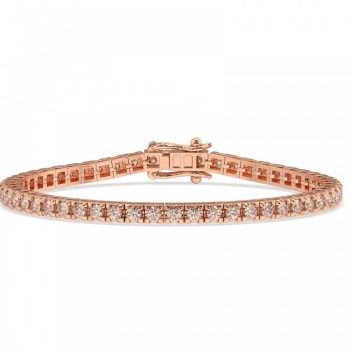 Bratara Tennis cu Diamante Brown de 6.00 ct