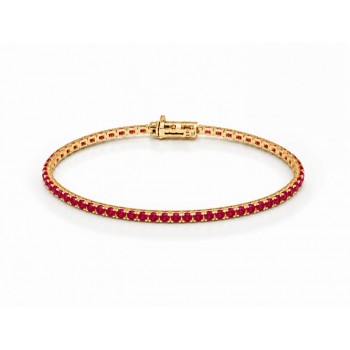 Bratara Tennis cu Rubine de 2.95 ct