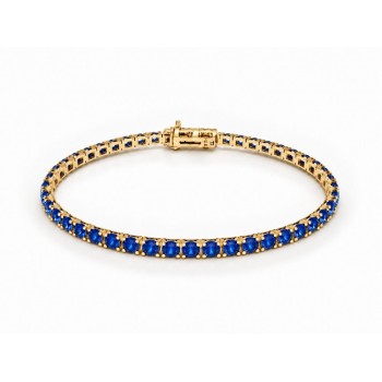 Bratara Tennis cu Safire de 6.00 ct