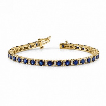 Bratara Tennis cu Safire de 8.70 ct si diamante de 0.75 ct