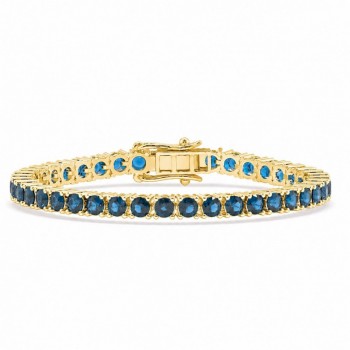 Bratara Tennis cu Safire de 9.31 ct