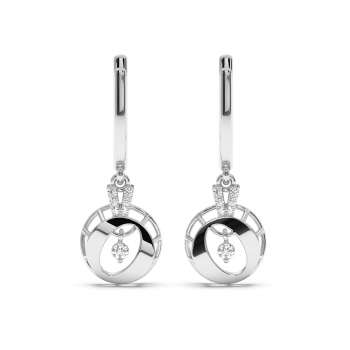 Cercei cu Diamante de 0.10ct