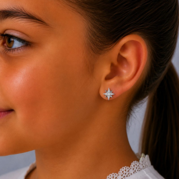 Cercei cu Diamante de 0.11ct