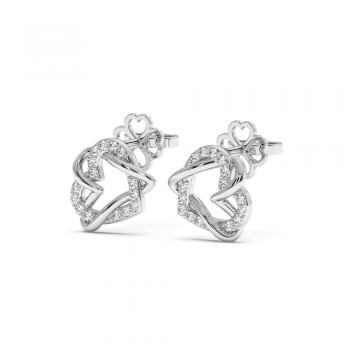 Cercei cu Diamante de 0.15 ct