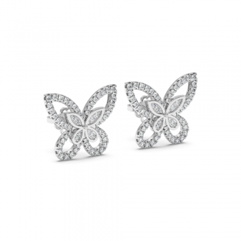 Cercei cu diamante de 0.68 ct