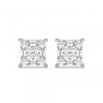 Cercei cu Diamante de 0.76 ct