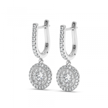 Cercei cu Diamante de 0.87ct