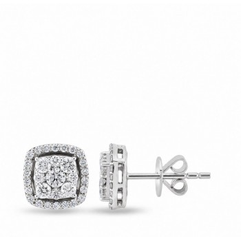 Cercei cu Diamante de 1.02 ct