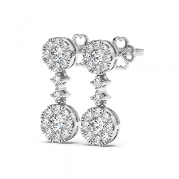 Cercei cu Diamante de 1.29ct