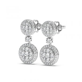 Cercei cu Diamante de 1.29ct