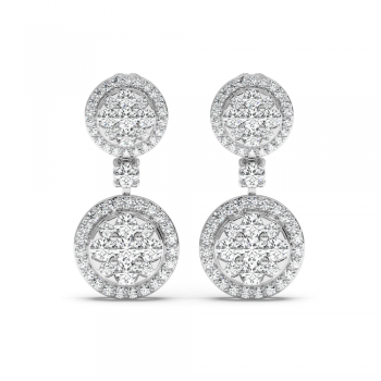 Cercei cu Diamante de 1.29ct