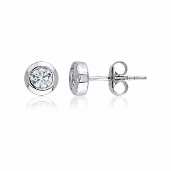 Cercei Solitaire cu diamante de 0.30 ct