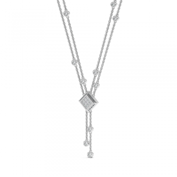 Padnantiv cu Diamante Baget de 0.10ct si Diamante Rotunde de 0.56ct