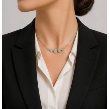 Colier cu diamante de 0.50 ct