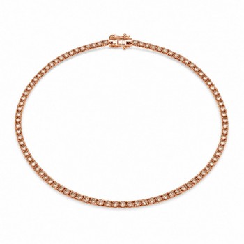 Colier Tennis cu diamante brown de 7.30 ct