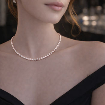 Colier Tennis cu diamante de 4.75ct