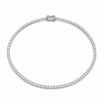 Colier Tennis cu diamante de 7.28 ct