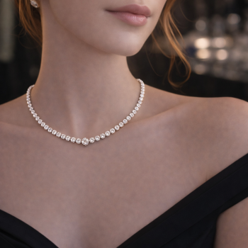 Colier Tennis cu Diamante de 8.30 ct