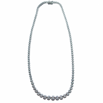 Colier Tennis cu Diamante de 5.25 ct