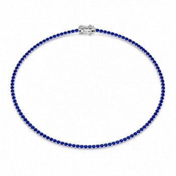 Colier Tennis cu safire de 5.00 ct