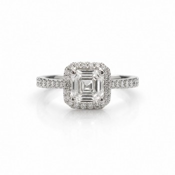 Inel cu Diamant Central de 1.50 ct si Diamante Laterale de 0.26ct