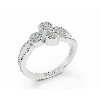 Inel cu diamante de 0.21ct