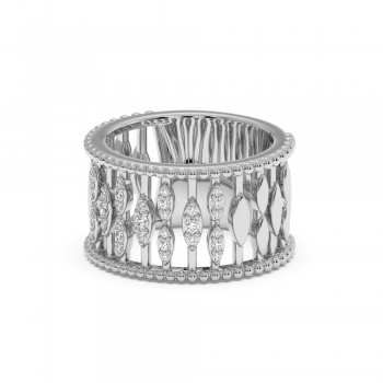 Inel Verigheta Eternity cu Diamante de 0.23 ct