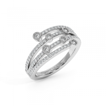 Inel cu diamante de 0.51ct