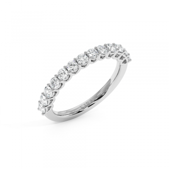 Inel Verigheta Semi Eternity cu Diamante de 0.78 ct