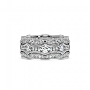 Inel Verigheta cu Diamante de 2.21 ct