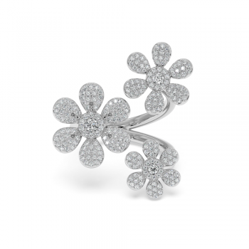 Inel cu diamante rotunde de 1.07ct.