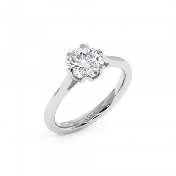 Inel de Logodna cu Diamant Central de 1ct