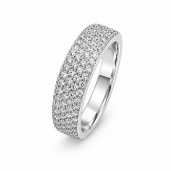Inel Semi Eternity/ Verigheta cu Diamante de 0.61 ct
