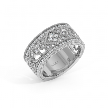 Inel Verigheta cu Diamante de 0.56 ct