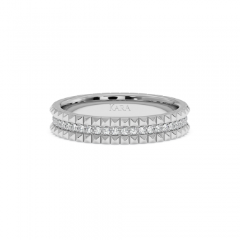 Inel Verigheta Eternity cu Diamante de 0.32ct