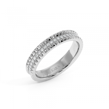 Inel Verigheta Eternity cu Diamante de 0.32ct